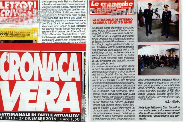 anniversarioPOLIZIASTRADALEviterbo